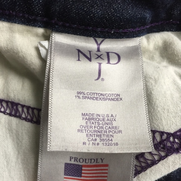 NYDJ Not Your Daughter’s Jeans Ankle Skinny – Pattern Hem, Size 4 - Picture 3 of 8